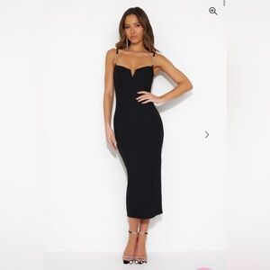 Hello Molly - RISING SUCCESS MIDI DRESS BLACK